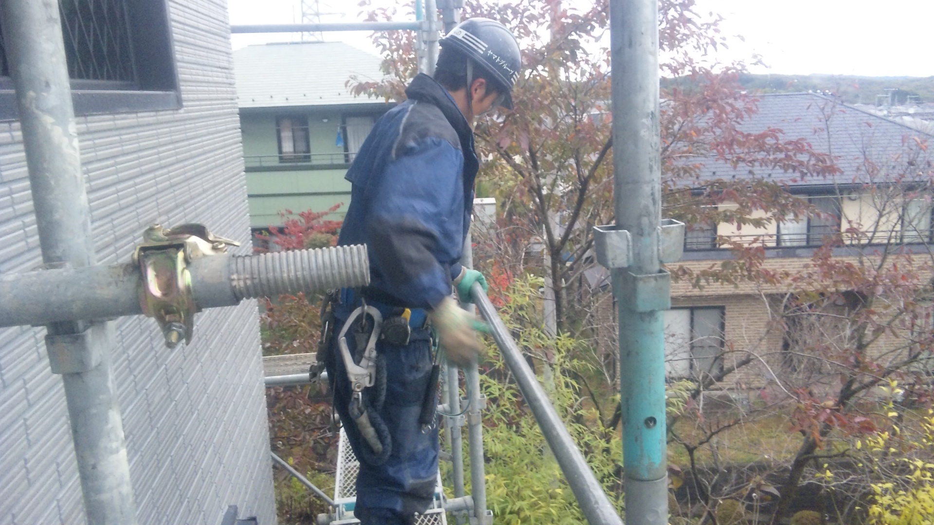 赤坂　柿本様邸足場仮設2